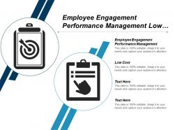 Employee engagement performance management low cost customer value cpb