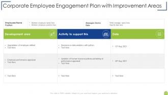 Employee Engagement Plan Powerpoint Ppt Template Bundles