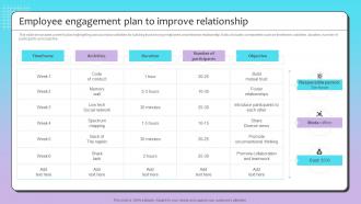 Employee Engagement Plan Talent Recruitment Strategy By Using Employee Value Proposition