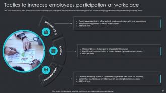 Employee Engagement Plan To Increase Staff Participation Powerpoint Presentation Slides Professionally Captivating