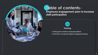 Employee Engagement Plan To Increase Staff Participation Powerpoint Presentation Slides Content Ready Aesthatic