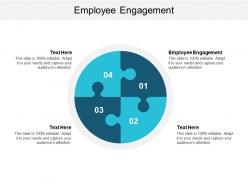 Employee engagement ppt powerpoint presentation gallery diagrams cpb