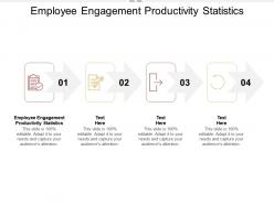 Employee engagement productivity statistics ppt powerpoint presentation inspiration elements cpb