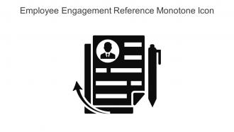 Employee Engagement Reference Monotone Icon In Powerpoint Pptx Png And Editable Eps Format
