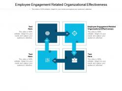 Employee engagement related organizational effectiveness ppt powerpoint presentation cpb