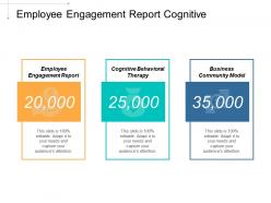 Employee engagement report cognitive behavioral therapy business continuity model cpb