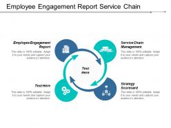 Employee engagement report service chain management strategy scorecard cpb