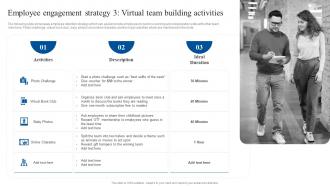 Employee Engagement Strategy 3 Virtual Team Building Implementing Flexible Working Policy