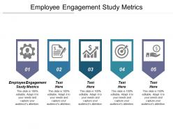 Employee engagement study metrics ppt powerpoint presentation file images cpb
