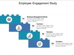 Employee engagement study ppt powerpoint presentation file brochure cpb