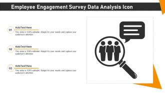 Employee Engagement Survey Data Analysis Icon