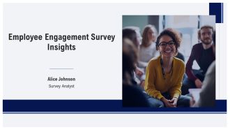 Employee Engagement Survey Insights PPT Template AT