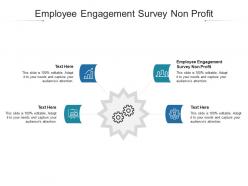 Employee engagement survey non profit ppt powerpoint presentation infographics images cpb
