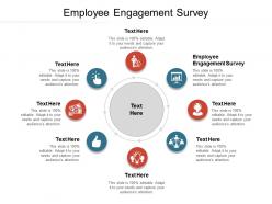 Employee engagement survey ppt powerpoint presentation example file cpb