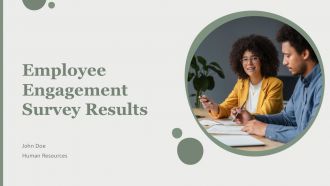 Employee Engagement Survey Results PPT PowerPoint AT