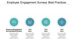 Employee engagement surveys best practices ppt powerpoint presentation inspiration images cpb