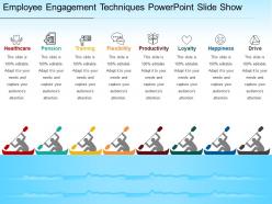 Employee engagement techniques powerpoint slide show