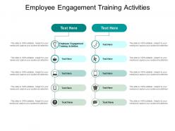 Employee engagement training activities ppt powerpoint presentation styles templates cpb