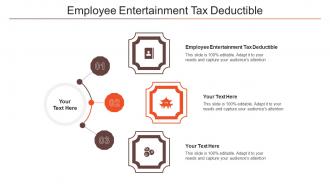 Employee Entertainment Tax Deductible Ppt Powerpoint Presentation Summary Templates Cpb