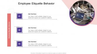 Employee Etiquette Behavior In Powerpoint And Google Slides Cpb