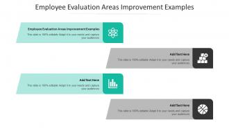 Employee Evaluation Areas Improvement Examples Ppt Gallery Display Cpb