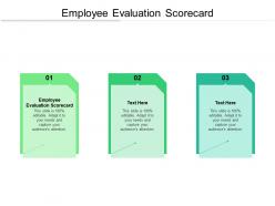 Employee evaluation scorecard ppt powerpoint presentation pictures themes cpb