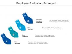 Employee evaluation scorecard ppt powerpoint presentation show picture cpb