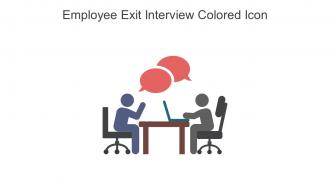 Employee Exit Interview Colored Icon In Powerpoint Pptx Png And Editable Eps Format