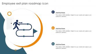 Employee Exit Plan Roadmap Icon