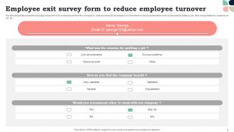 Employee Exit Survey Powerpoint Ppt Template Bundles Survey Image Designed