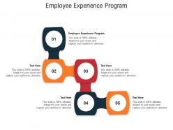 Employee experience program ppt powerpoint presentation file images cpb