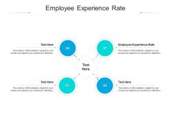 Employee experience rate ppt powerpoint presentation infographic template themes cpb