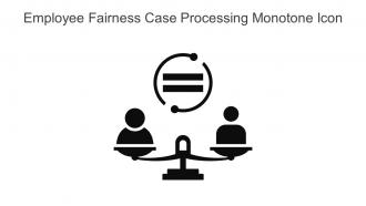 Employee Fairness Case Processing Monotone Icon In Powerpoint Pptx Png And Editable Eps Format