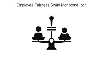 Employee Fairness Scale Monotone Icon In Powerpoint Pptx Png And Editable Eps Format