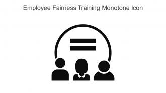 Employee Fairness Training Monotone Icon In Powerpoint Pptx Png And Editable Eps Format
