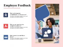 Employee feedback strengths ppt powerpoint presentation file example file