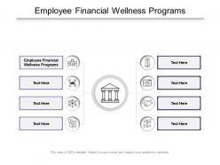 Employee financial wellness programs ppt powerpoint presentation model diagrams cpb