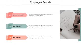 Employee Frauds In Powerpoint And Google Slides Cpb