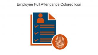 Employee Full Attendance Colored Icon In Powerpoint Pptx Png And Editable Eps Format