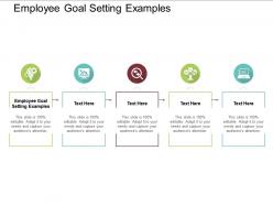 Employee goal setting examples ppt powerpoint presentation portfolio vector cpb