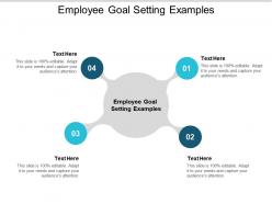 Employee goal setting examples ppt powerpoint presentation styles demonstration cpb