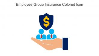 Employee Group Insurance Colored Icon In Powerpoint Pptx Png And Editable Eps Format