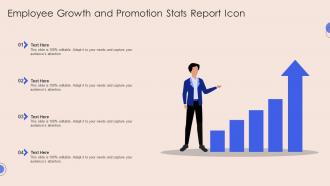 Employee Growth And Promotion Stats Report Icon