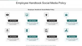 Employee Handbook Social Media Policy In Powerpoint And Google Slides Cpb