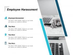 Employee harassment ppt powerpoint presentation ideas master slide cpb