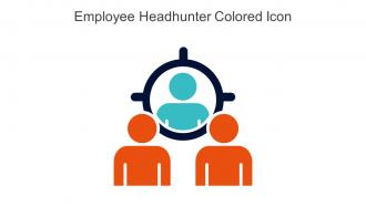 Employee Headhunter Colored Icon In Powerpoint Pptx Png And Editable Eps Format