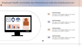 Employee Health And Safety Key Performance Indicator Dashboard Icon