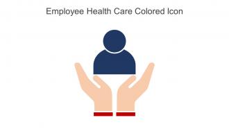 Employee Health Care Colored Icon In Powerpoint Pptx Png And Editable Eps Format