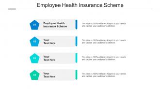 Employee health insurance scheme ppt powerpoint presentation ideas aids cpb