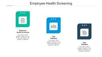 Employee health screening ppt powerpoint presentation inspiration layout cpb